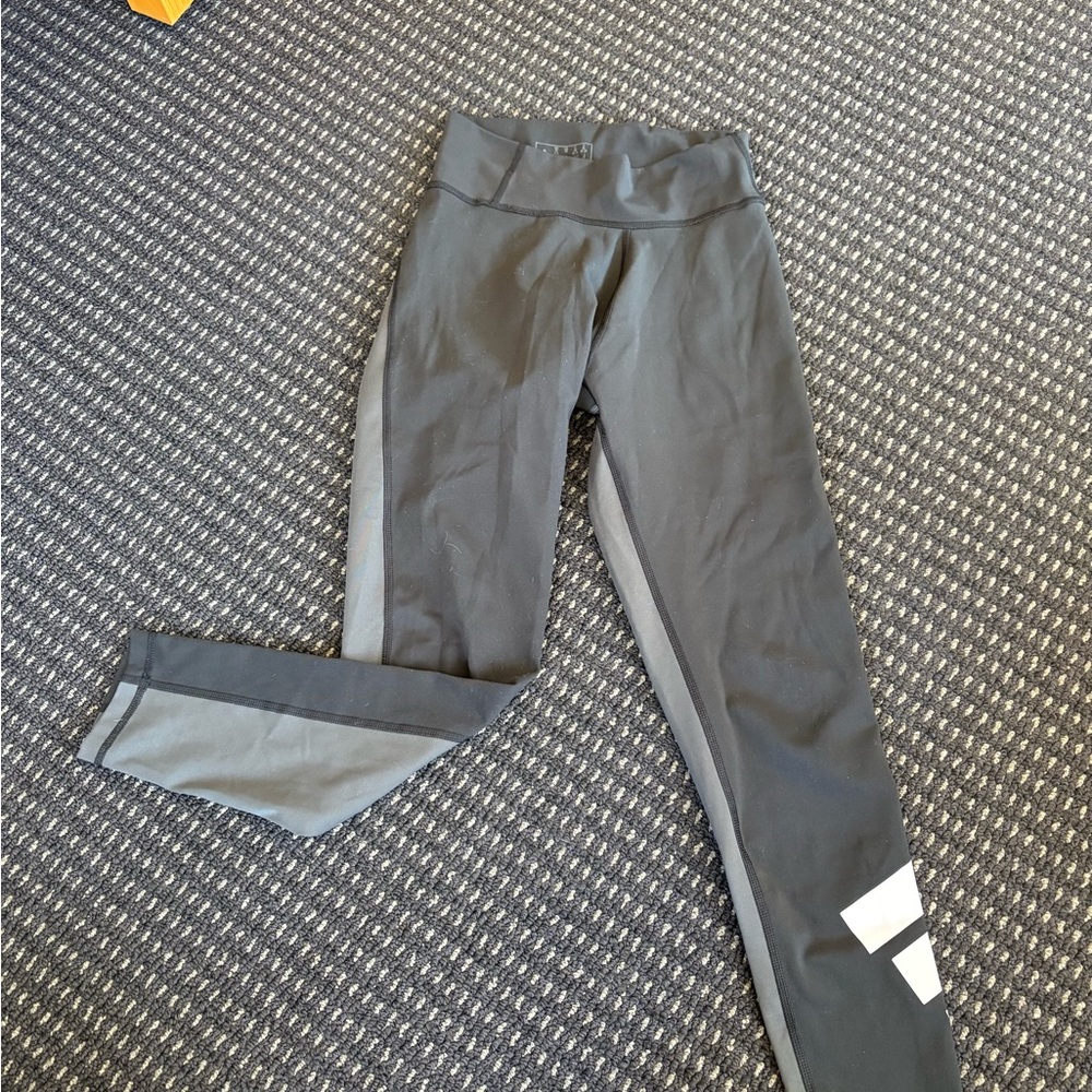 adidas Black and Gray Women's Performance Leggings